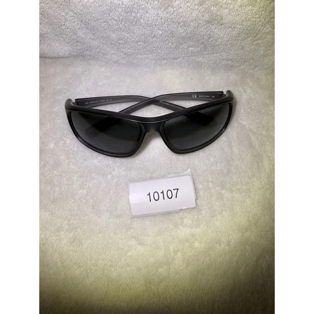Nike Sunglasses Mens OS Black Excellent Adrenaline EV0605 060 Sport Wrap‎ Italy